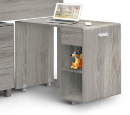 Kimbo - Single - Kids Mid Sleeper Cabin Bed - Grey - Wood - 3ft - Happy Beds - thumbnail 6