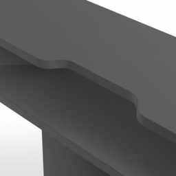 Orbit - Corner Gaming Desk - Grey - Wooden - Happy Beds - thumbnail 4