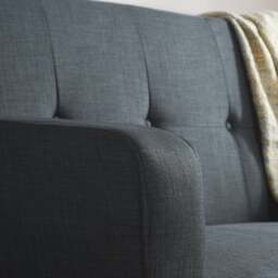 Farrow - 3 Seater Sofa Bed - Grey - Fabric - Happy Beds - thumbnail 4