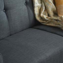 Farrow - 3 Seater Sofa Bed - Grey - Fabric - Happy Beds - thumbnail 5