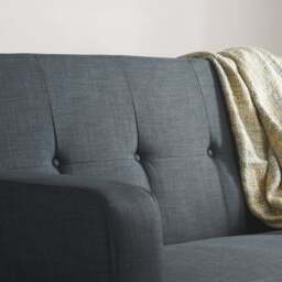 Farrow - 3 Seater Sofa Bed - Grey - Fabric - Happy Beds - thumbnail 3
