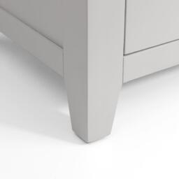 Richmond - 3 Drawer Bedside Table - Grey/Oak - Wooden - Happy Beds - thumbnail 5