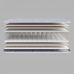 Montana - Single - Open Coil Spring Water-Resistant Contract Mattress with Crib 5 Certification - Fabric - 3ft - thumbnail 6