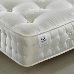Signature Gold 1800 Pocket Sprung Orthopaedic Natural Mattress - 6ft Super King Size (180 x 200 cm)