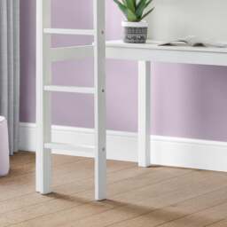 Titan - Single - Kids High Sleeper Bed - White - Wood - 3ft - Happy Beds - thumbnail 5