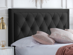 Woodbury - Super King Size - 4 Drawer Storage Bed - Black - Velvet - 6ft - Happy Beds - thumbnail 7