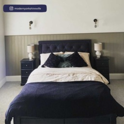 Woodbury - Super King Size - 4 Drawer Storage Bed - Black - Velvet - 6ft - Happy Beds - thumbnail 2