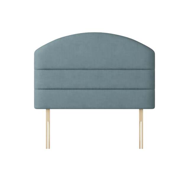 Dudley - Small Double - Lined Headboard - Duck Egg Blue - Fabric - 4ft - Happy Beds - image 1
