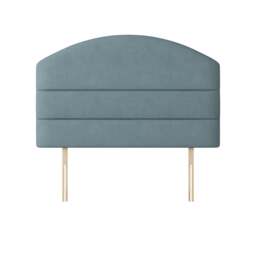 Dudley - Small Double - Lined Headboard - Duck Egg Blue - Fabric - 4ft - Happy Beds - thumbnail 4