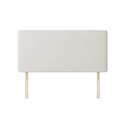 Cornell - Super King Size - Plain Headboard - White - Fabric - 6ft - Happy Beds - thumbnail 4