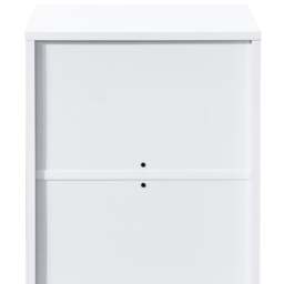 Oslo - 3 Drawer Bedside Table - White - Wooden - Happy Beds - thumbnail 5