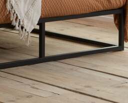 Soho - Double - Low Foot-End - Black - Metal - 4ft6 - Happy Beds - thumbnail 5