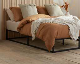 Soho - Double - Low Foot-End - Black - Metal - 4ft6 - Happy Beds - thumbnail 4