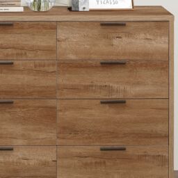 Stockwell - Rustic Merchant Chest - Oak - Wooden - Happy Beds - thumbnail 3