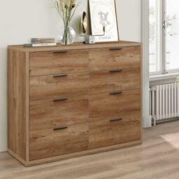 Stockwell - Rustic Merchant Chest - Oak - Wooden - Happy Beds - thumbnail 1