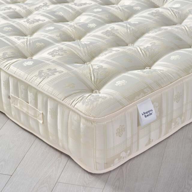 Majestic 1000 Pocket Sprung Orthopaedic Mattress - Double - Medium to Firm - Air Vents - 4ft6 (135 x 190 cm) - Happy Beds - image 1