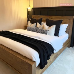 Hoxton - Super King Size - Rustic Oak Effect - Wood - 6ft - Happy Beds - thumbnail 5