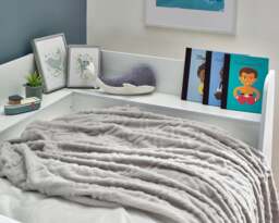 Cyclone - Single – Day Bed with Underbed Storage Drawer - White - Wooden - 3ft - thumbnail 5