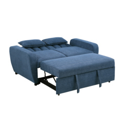 Gibson - Two-Seater Sofa Bed - Blue - Fabric - Two Seater - Make It Homely - thumbnail 5
