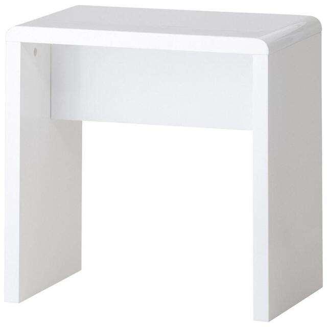 Manhattan - Dressing Table Stool - White - Wooden - Happy Beds - image 1