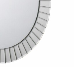 Sonata - Small - Round Wall Mirror - Silver - Happy Beds - thumbnail 4