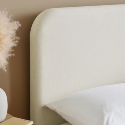 Shelly - King Size - TV Bed - Cream - Fabric - 5ft - thumbnail 7