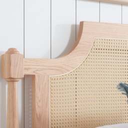 Geneva – King Size– French Style Rattan Bed – Oak – Wooden – 5ft - Happy Beds - thumbnail 3