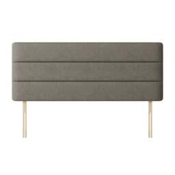 Cornell - Double - Lined Headboard - Dark Grey - Fabric - 4ft6 - Happy Beds - thumbnail 5