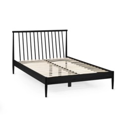 Belton - King Size - Spindle Design Bed - Black - Wooden - 5ft - thumbnail 4