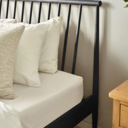 Belton - King Size - Spindle Design Bed - Black - Wooden - 5ft - thumbnail 2