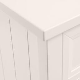 Maine - 5 Drawer Tall Chest - White - Wooden - Happy Beds - thumbnail 2