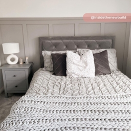 Woodbury - Super King Size - 4-Drawer Storage Bed - Grey - Velvet - 6ft - Happy Beds - thumbnail 5