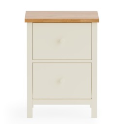 Coxmoor 2-Drawer Bedside Table - Oak - Wooden - Happy Beds - thumbnail 7