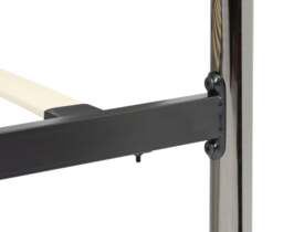 Victoria - King Size - Nickel Metal Bed - Black - Metal - 5ft - Happy Beds - thumbnail 5