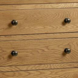 Marlborough - 4 Drawer Chest - Oak - Wooden - Happy Beds - thumbnail 4
