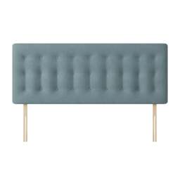 Cornell - Small Double - Buttoned Headboard - Duck Egg Blue - Fabric - 4ft - Happy Beds - thumbnail 5