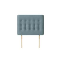 Cornell - Small Double - Buttoned Headboard - Duck Egg Blue - Fabric - 4ft - Happy Beds - thumbnail 3