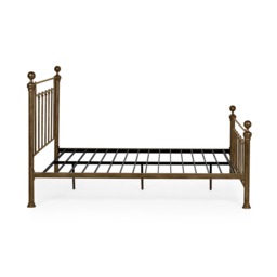 Aurelia - Double - Antique Style Bed - Antique Brass - Metal - 4ft6 - thumbnail 6