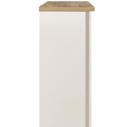 Highgate - 4 Drawer Chest - Cream/Oak - Wooden - Happy Beds - thumbnail 3