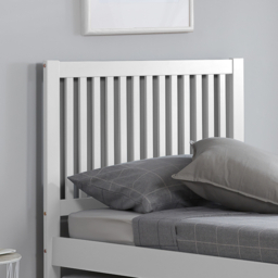 Buxton - Single - Guest Bed - White - Wood - 3ft - Happy Beds - thumbnail 4