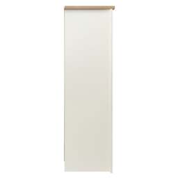 Highgate - 3 Door Wardrobe - Cream/Oak - Wooden - Happy Beds - thumbnail 3