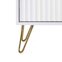 Murano - 3 Drawer Chest - White - Wooden - Happy Beds - thumbnail 7