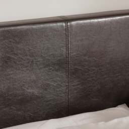 Rialto - Single - Low Foot-End Bed - Brown - Faux Leather - 3ft - thumbnail 5