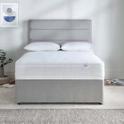 Ness - Small Double - Open Coil Spring Quilted Mattress - Fabric - 4ft - thumbnail 2