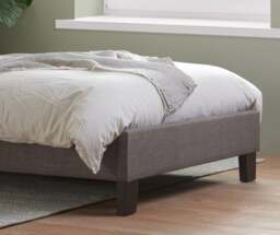 Berlin - Single - Grey Fabric Contemporary Bed Frame - Single - Happy Beds - thumbnail 6
