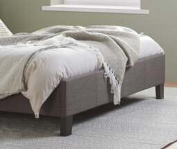 Berlin - Single - Grey Fabric Contemporary Bed Frame - Single - Happy Beds - thumbnail 5