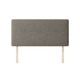 Cornell - Double - Plain Headboard - Dark Grey - Fabric - 4ft6 - Happy Beds - thumbnail 4