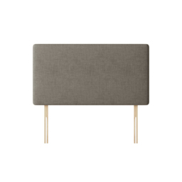 Cornell - Double - Plain Headboard - Dark Grey - Fabric - 4ft6 - Happy Beds - thumbnail 1