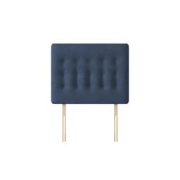 Cornell - Single - Buttoned Headboard - Dark Blue - Fabric - 3ft - Happy Beds - thumbnail 3