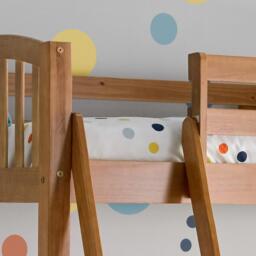 American - Kids Triple Sleeper Bunk Bed - Pine - Wooden - 3ft and 4ft - Happy Beds - thumbnail 3